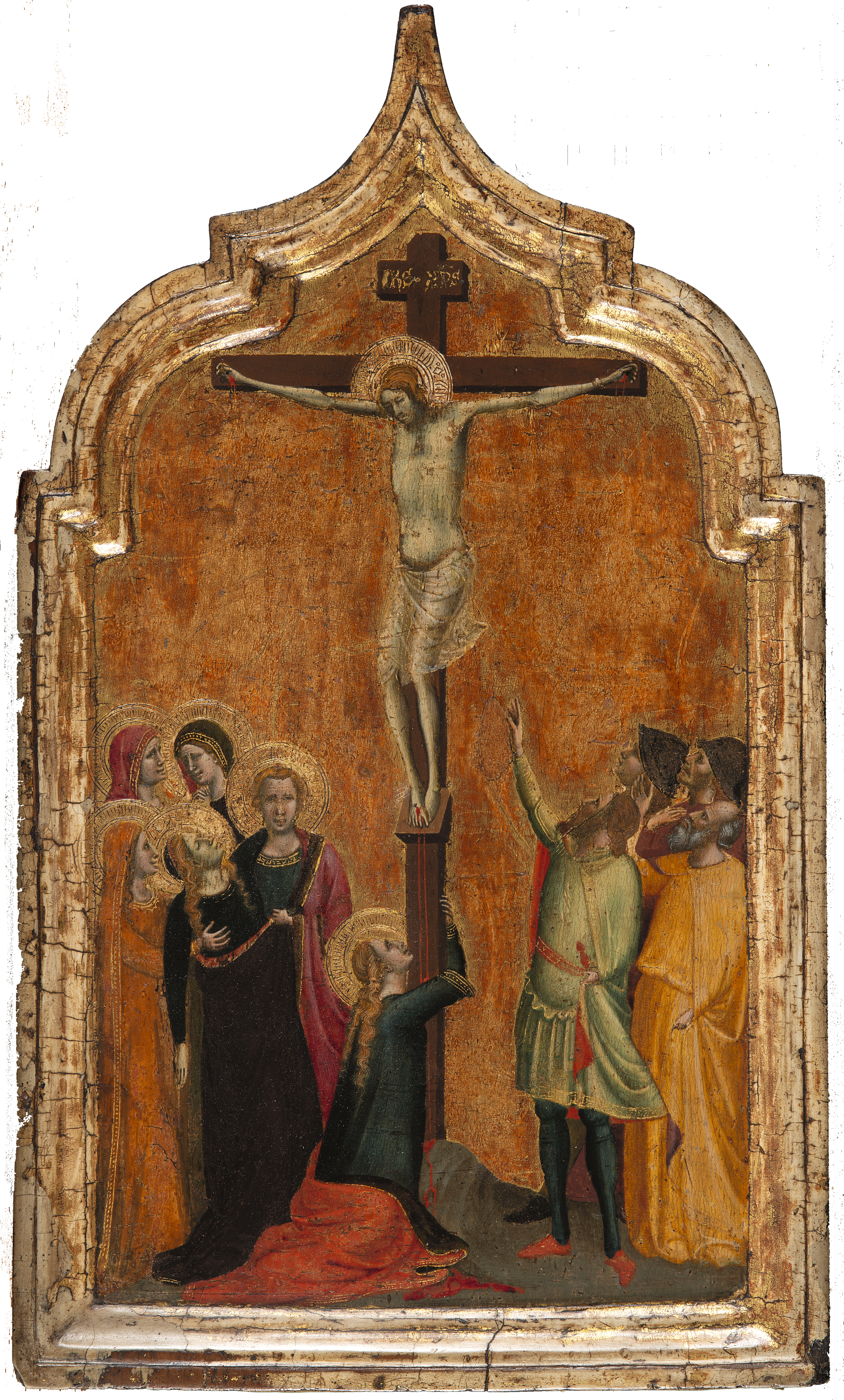 La Crucifixión - Daddi, Bernardo. Museo Nacional Thyssen-Bornemisza